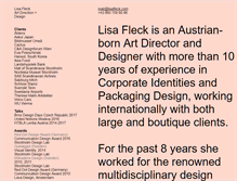 Tablet Screenshot of lisafleck.com